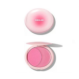 رژگونه دو قلو پودری و کرمی شیگلم رنگ pink sprinkles